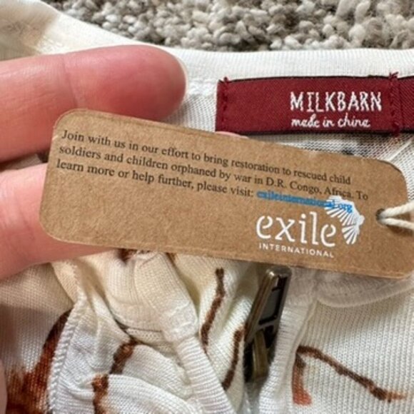 Milkbarn Owl Bamboo Zip Ruffle Footed Romper 0-3 Months NWT Soft Fall Gift - Picture 5 of 7